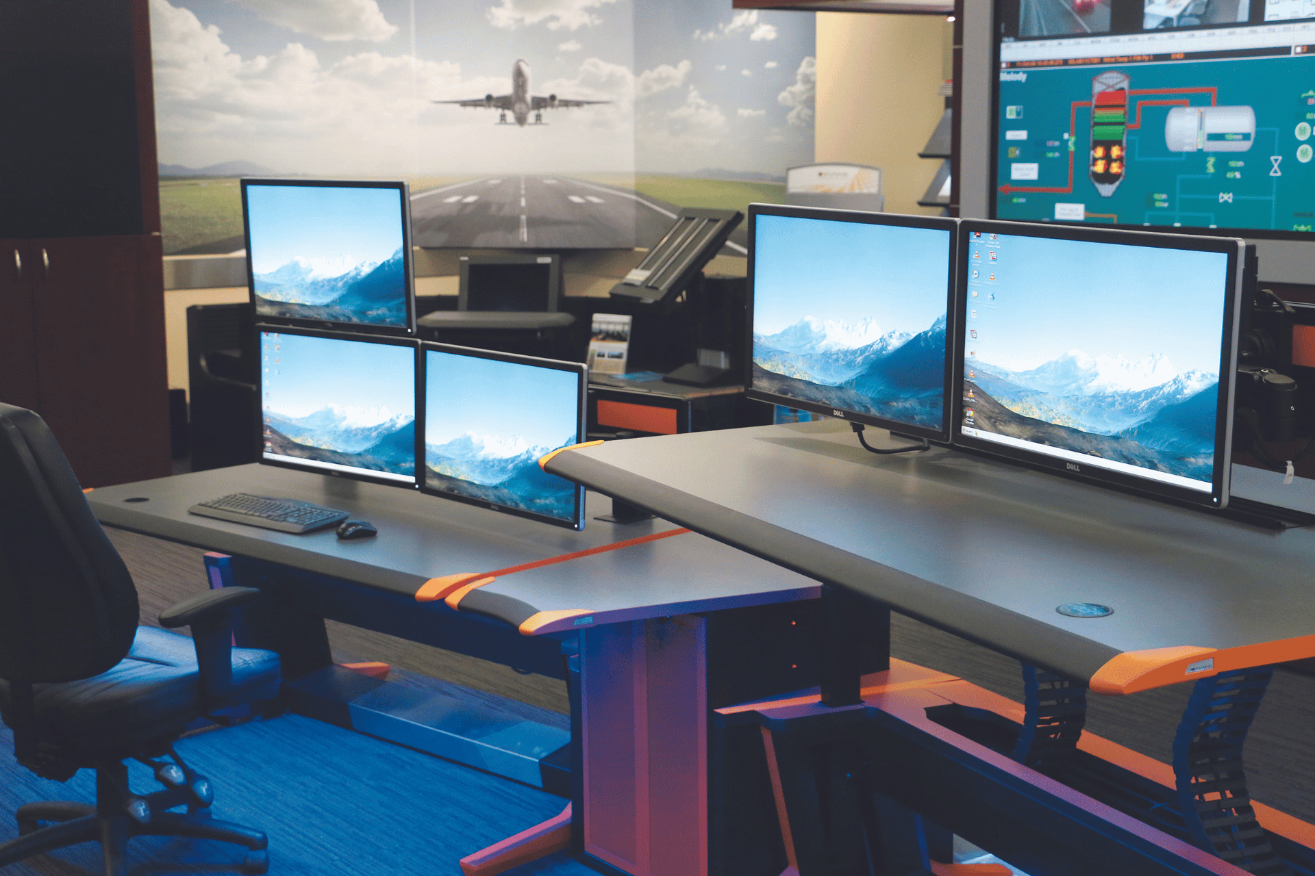 control room workstations